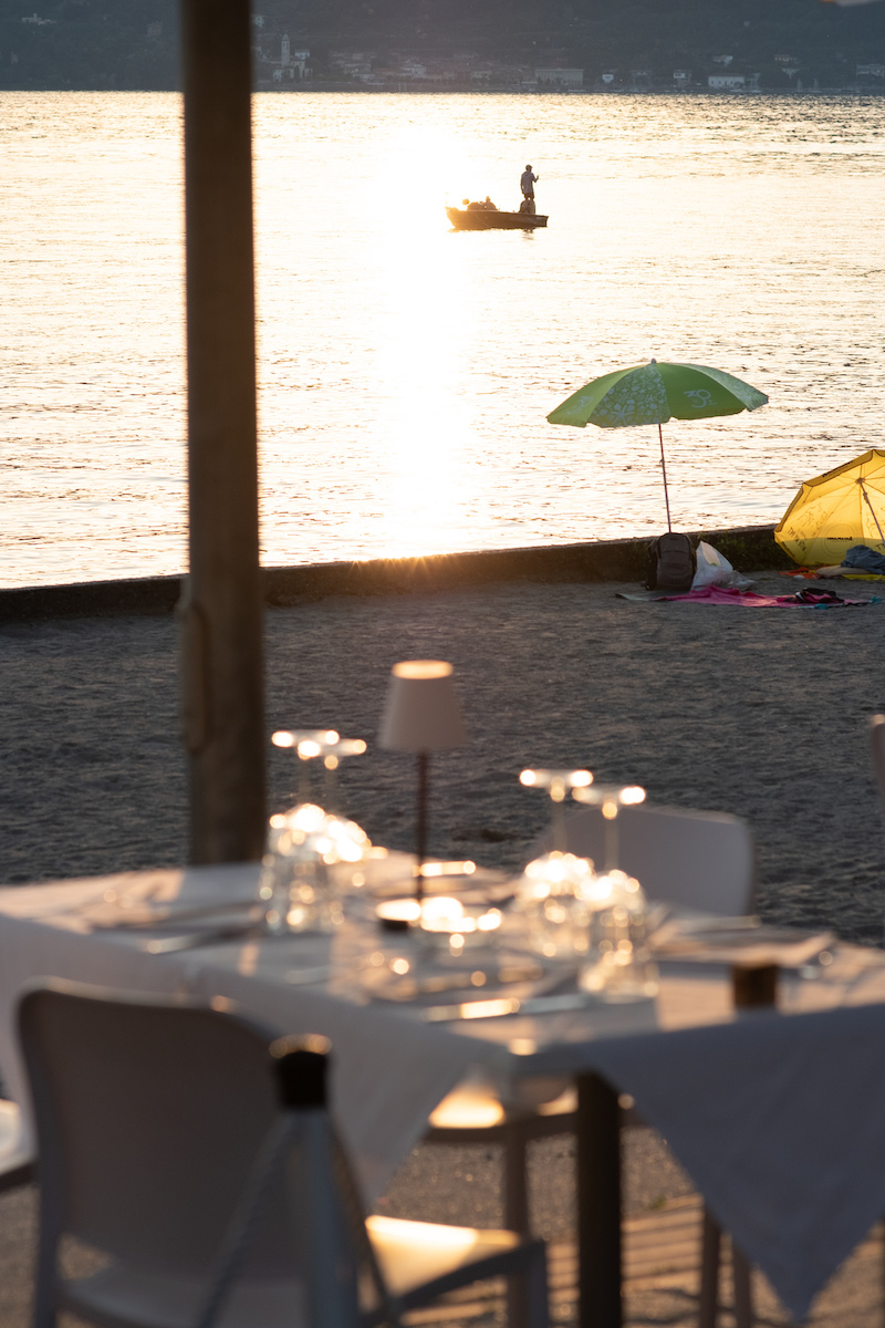 Lago Maggiore al tramonto